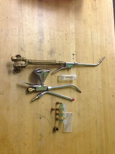*new* torch and brazing set usa fusewelder extra tips o rings cleaning tool for sale