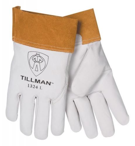 Tillman 1324 top grain goatskin tig welding gloves 2&#034; cuff, small for sale