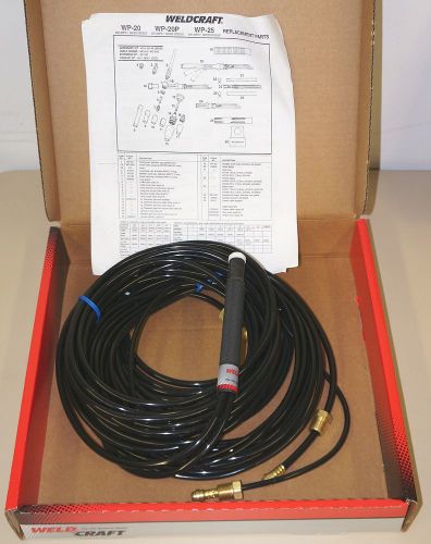 1 pc weld craft wp-20p-25 torch pkg 25&#039; (7.6) vinyl tig torches for sale
