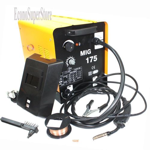 Dual gas/no gas 160 amp mig 175 flux core wire welding machine w/auto feeding for sale