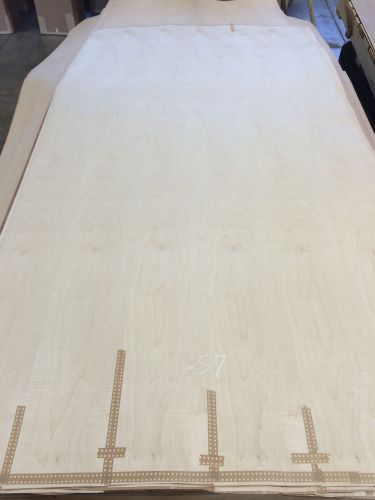 Wood Veneer Figured Maple 48x98 1pcs total 10Mil Paper Backed  &#034;EXOTIC&#034; NXT 57