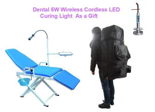 New updated version portable dental chair gu-p109a-2 (new version) with backpack for sale