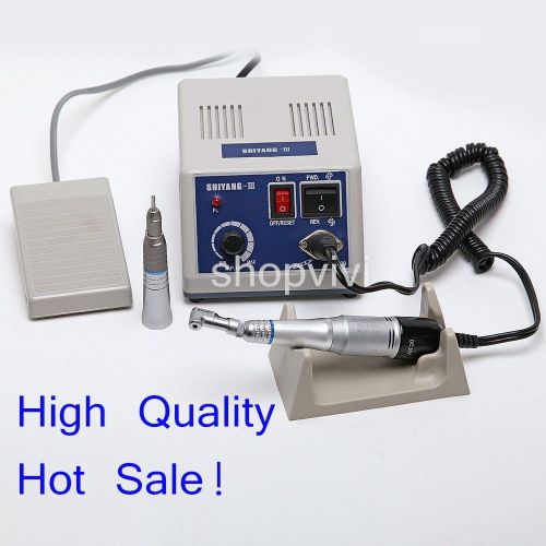 Dental Lab MARATHON Handpiece 35K rpm+Micromotor N3+ Contra Straight Polishing