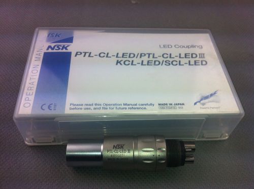 Nsk 6-pin optic titanium led coupling coupler ptl-cl-lediii fit ptl handpiece for sale