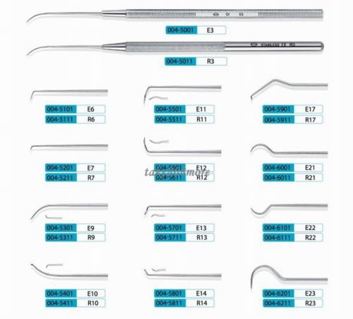10*KangQiao Dental Instrument Explorers E12(4.5mm eight-angle handle)