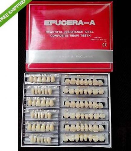 NEW GREAT 24 PLATE 28X1 A2 DENTURE ACRYLIC RESIN TEETH DENTAL size Small
