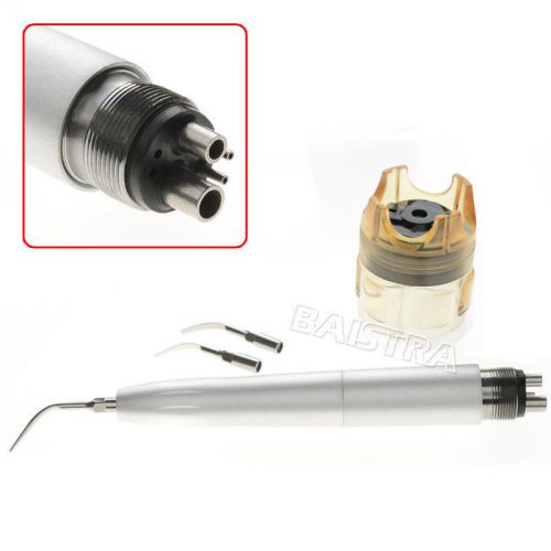 Nsk style air scaler dental handpiece &amp; 3 tips 4 holes for sale