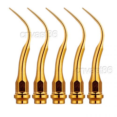 5 Golden Dental Multifuction Scaling Tips GC2T Compatible KAVO Ultrasonic Scaler