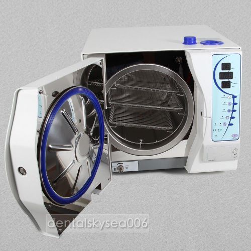 Dental Medical Autoclave sterilizer cleaner vacuum with printer system 18L