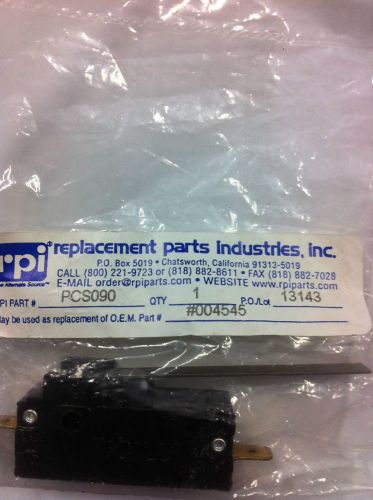 Pelton &amp; Crane Magnaclave Door Interlock Switch - RPI part #PCS090 - NEW