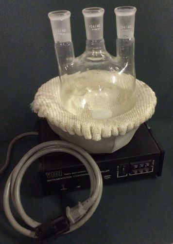 1 liter 3-neck flask, heating mantle, temperature controller.
