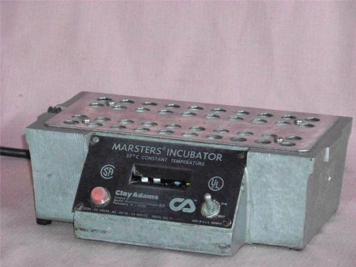 Clay adams marsters incubator no. 5380 37c for sale