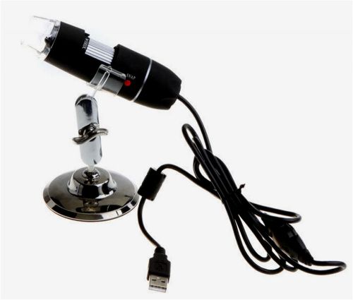 50X-500X USB Digital 8LED Microscope Endoscope Video Camera Magnifier 9-15 to US