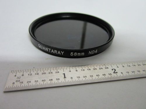 OPTICAL QUANTARAY  FILTER 58 mm ND4 LASER OPTICS BIN#F2-100