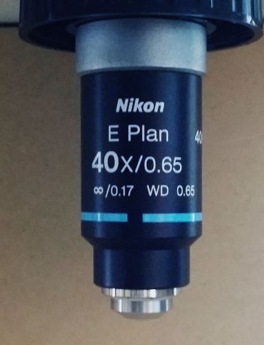 40x Nikon Infinity CFI E Plan Achro Eclipse Microscope Objective