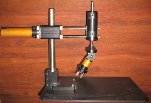 Robotic arm assembly - two axis of movement plus operating gripper - pnuematic for sale