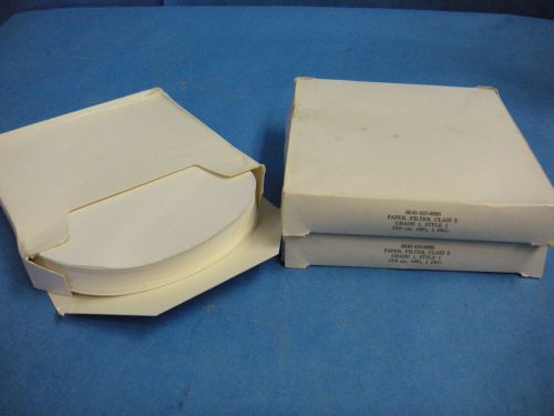 Lab 15cm filter paper 6640-435-9000 class 2 grade 1 style 1 approx. 270 circles for sale