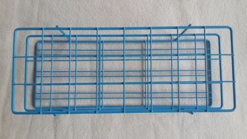 Bel-art scienceware yellow epoxy-coated wire 24-position 25-30mm test tube rack for sale