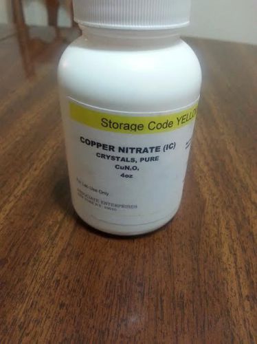 Copper Nitrate Crystals Pure 1oz Free Shipping