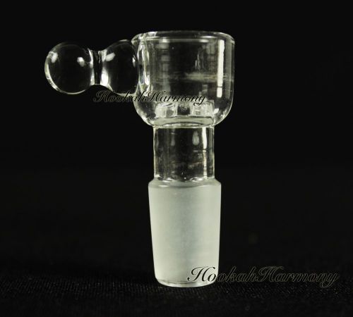 14mm Thick Pyrex Glass Dry Bowl Slide Screen disc Clear 14 mm Hookah Downstem