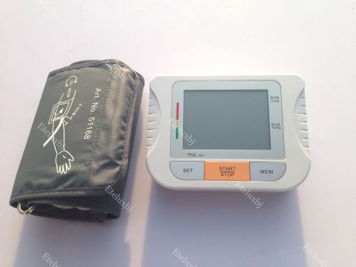 CE  LCD Digital Arm Blood Pressure Monitor Memory Groups Automatic Pulse Meter