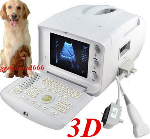 Veterinary full digital vet ultrasound scanner+linear probe 3d fitusb flash disk for sale