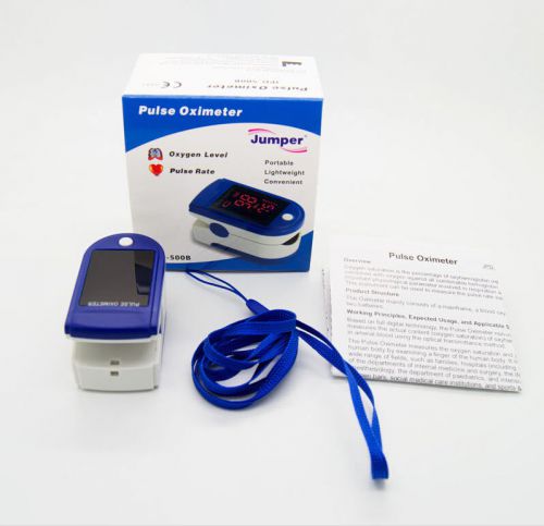 Finger pulse oximeter fda ce spo2 non-invasion blood heart rate monitor jpd-500b for sale