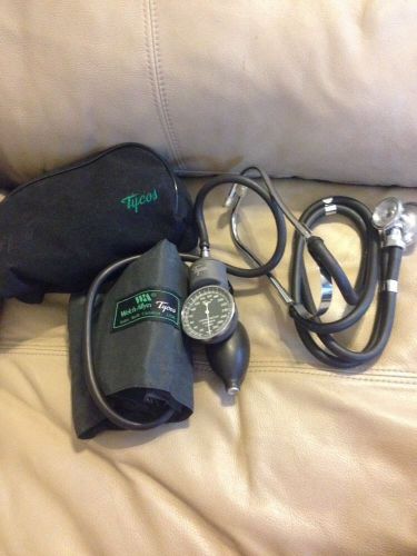 Welch allyn tycos sphygmomanometer and stethoscope - d1 for sale