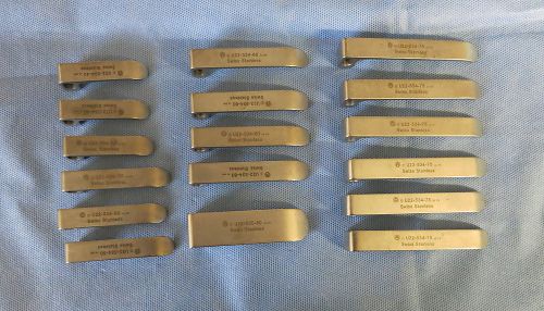 Set of 17 synthes retractor blades for sale