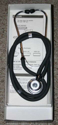 SPRAGUE RAPPAPORT-TYPE STETHOSCOPE - BY OMRON - BLACK