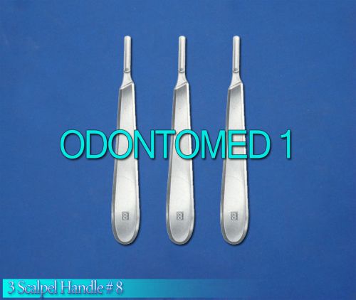 # 8 SCALPEL HANDLE STAINLESS-STEEL 3 Pieces