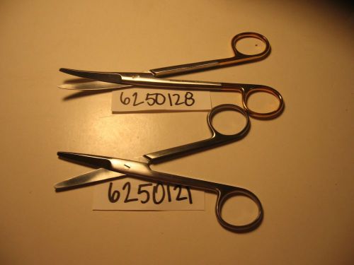 SET OF 2: MAYO SCISSORS STR AND CUR (LEFT HANDED)