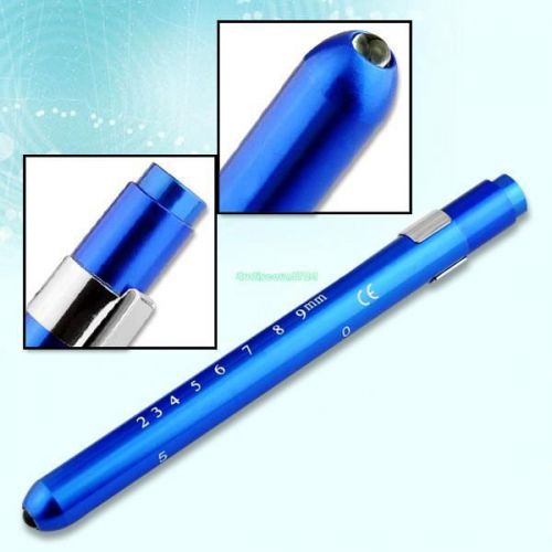 Doctor nurse medical aid pen light flashlight pocket torch penlight torch blue for sale