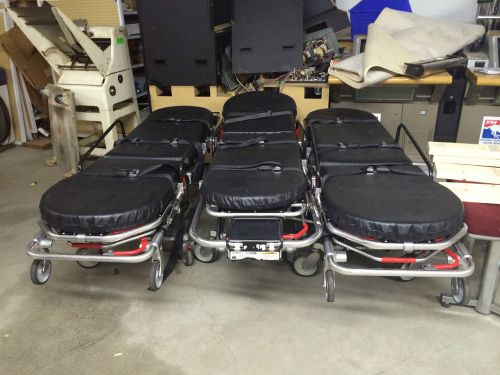 (3) ferno proflexx 650 lbs  rescue ambulance stretcher  ems 93-p pro flexx cot for sale