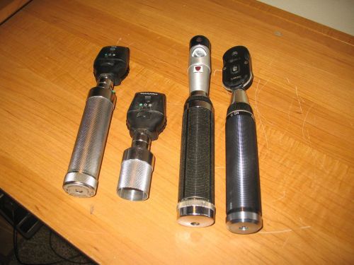Vtg Collector Lot Welch Allyn Ophthalmoscope Otoscope + Americian Optical Neitz