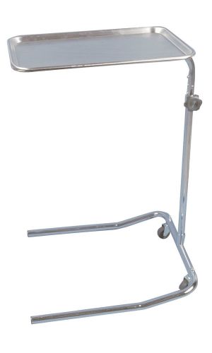 Drive medical single post mayo instrument stand, chrome for sale