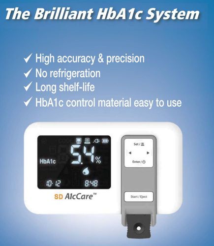 Blood Glucose Control Monitor HBA1C Analyzer System High Accuracy &amp; Precision
