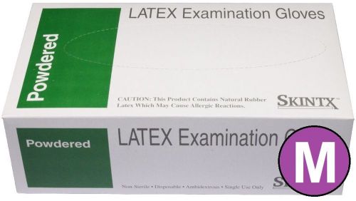 Latex examination gloves lightly powdered medium 1000 count for sale