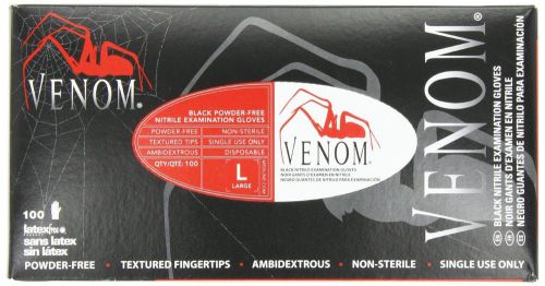Venom nitrile exam gloves, large 200 (2 boxes of 100) mg6113 for sale