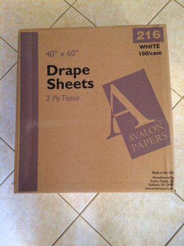 Avalon Papers Drape Sheets 40x60 Model 216