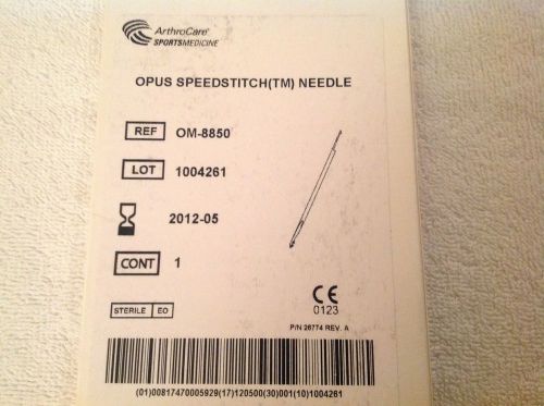 Lot of ArthroCare Opus Speedstitch Needle