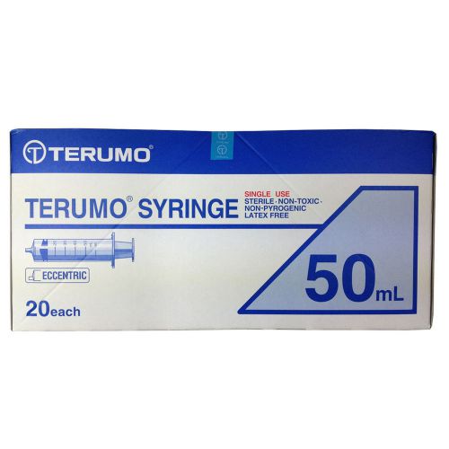 5 x 50ml terumo syringe luer slip hypodermic needle sterile latex free single for sale