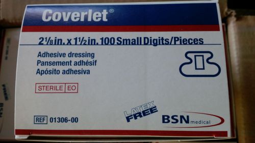 Bsn coverlet adhesive dressing 2 1/8&#034; x 1 1/2&#034; box of 100 ref 01306-00 - new for sale