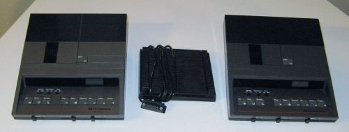 3 DICTAPHONES MODEL 3710 MICROCASSETTE TRANSCRIBER WITH FOOT PEDAL TRANSCRIPTION