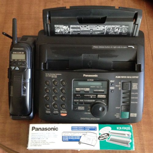 Kx-fpc95 panasonic fax machine with cordless phone for sale