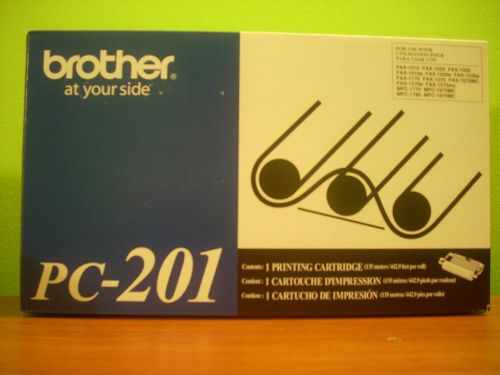 New Genuine Brother PC-201 Printing Fax Cartridges