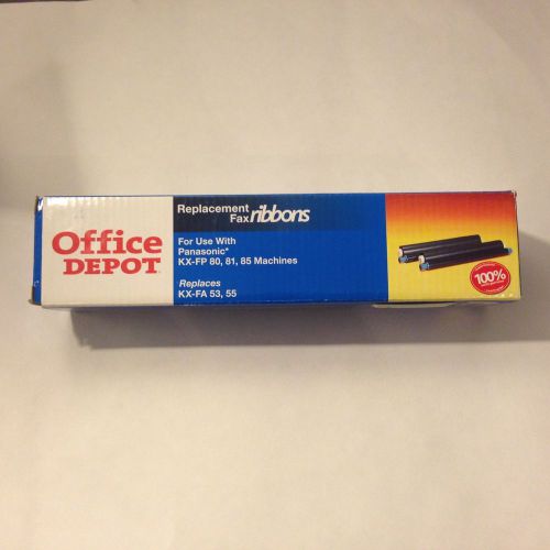 OFFICE DEPOT REPLACEMENT FAX RIBBONS FOR PANASONIC KX-FP 80, 81, 85 Machines