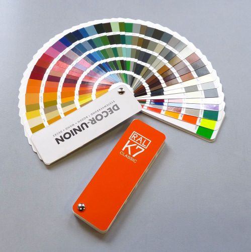 Ral color cards swatches k7 classic 213 colour tones new! with 3 new shades! for sale