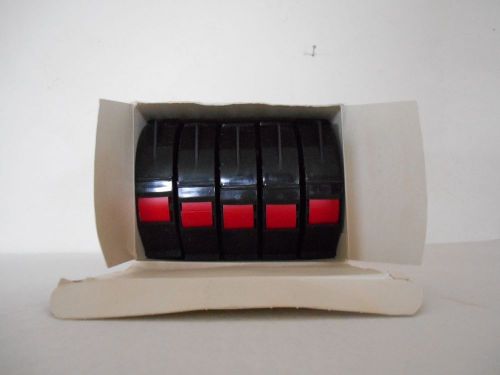 3/4&#034; dymo signmaker tape for 2300 signmaker - 3/4&#034; x 48&#039; - matte red for sale
