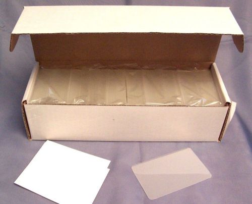 3 boxes: 10 mil hot lamination driver&#039;s license pouches qty 1500 2-3/8 x 3-5/8 for sale